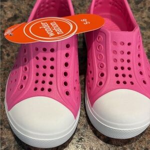 Wonder Nation Fuchsia Slip-On Sneakers